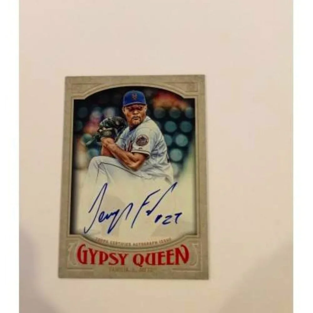 2016 Topps Gypsy Queen Autographs Jeurys Familia Mets #GQAJFA (054)